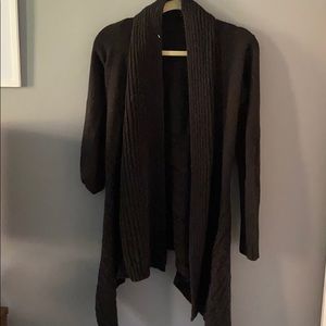 Black winter cardigan